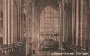 Vintage Postcard 1910's Gloucester Cathedral Choir East Gloucestershire UK