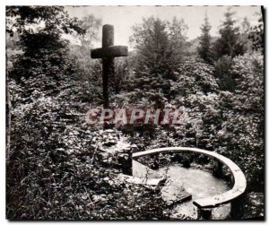 Postcard Modern Mervent Pierre Brune Calvary Located Near From the Cave Du Pe...