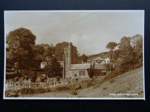 Devon SALCOMBE REGIS Village & Church c1938 RP Postcard by Judges 19887