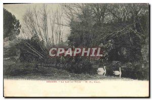 Old Postcard BEZIERS THE LAKE OF TITAN