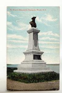 De Mont Monument, Annapolis Royal, Nova Scotia, Used 1911 Cork Cancel