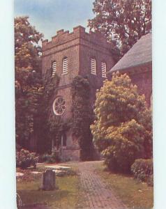 Unused Pre-1980 CHURCH SCENE Norfolk Virginia VA L4287