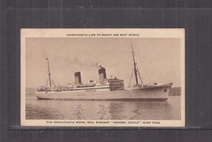  RMS ARUNDEL CASTLE , UNION CASTLE LINE, c1936, unused.