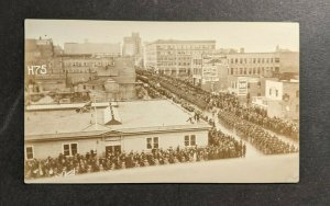 Mint Vintage 31st Battalion Civic Farewell Calgary Alberta Canada RPPC