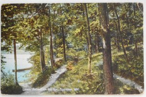 Lover's Retreat on the Fox,  Appleton Wis. pm 1910