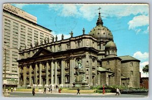 St James Cathedral, Montreal, Quebec, Vintage 1971 Chrome Postcard