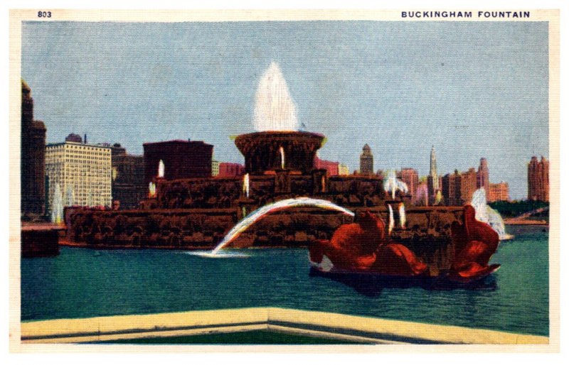 Chicago World's Fair 1933 Buckingham Fountain