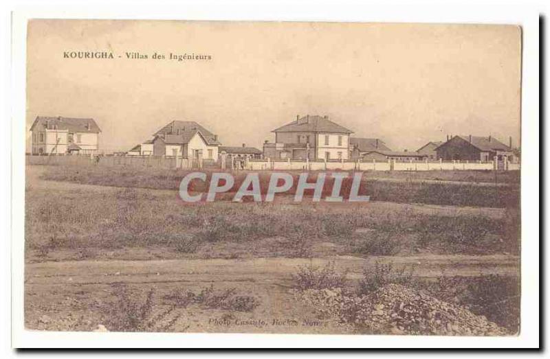 Morocco Kourigha Old Postcard Villas for engineering