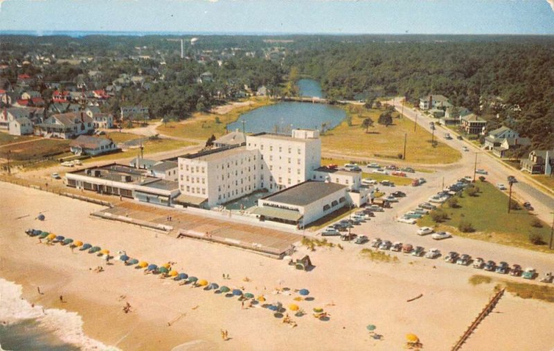 Rehoboth Delaware Henlopen Hotel Birds Eye View Vintage Postcard AA30880 