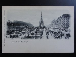 Edinburgh Princess Street c1902 UB showing Hay Cart pulled by Steam Engine?