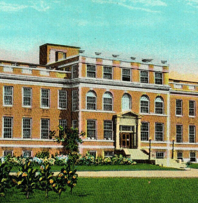 Browning Hospital Du Quoin ILL Illinois Vintage Standard View Postcard