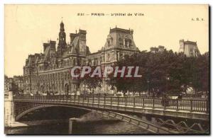 Paris - 4 - City hotel - Old Postcard