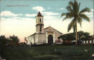 Republic of Panama Church in Chorrera c1910 Vintage Postcard