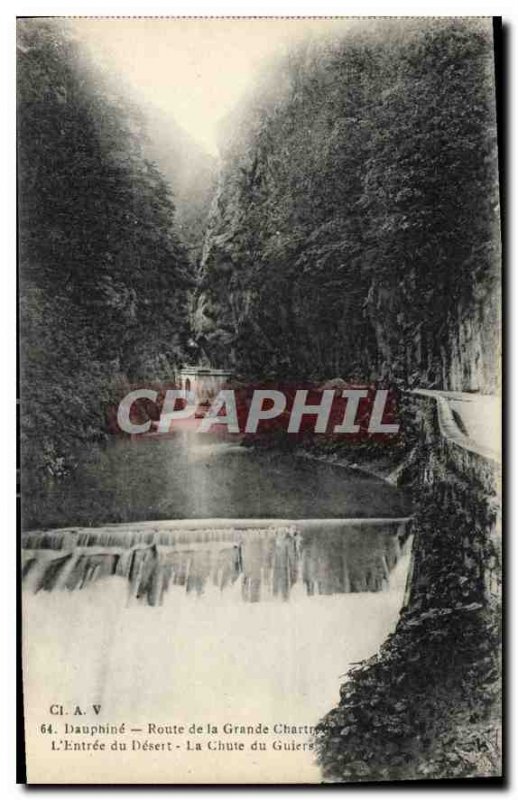 Postcard Old Route Dauphine Grande Chartreuse the Desert Entree The Fall of t...
