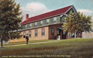 Ashokan National Bank Browns Station Catskills New York 1913 postcard