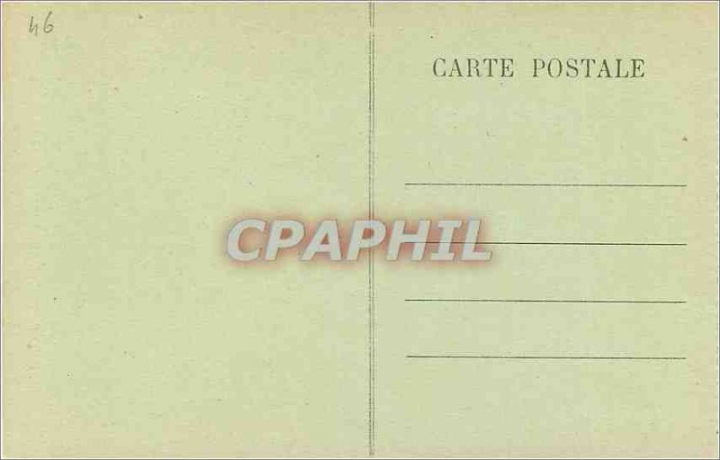 Old Postcard Well of Padirac (Lot) Geante Column