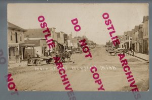 Hayfield MINNESOTA RPPC 1910 MAIN STREET nr Dodge Center Austin Blooming Prairie