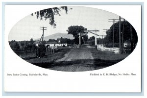 c1920 New Boston Crossing Baldwinsville Massachusetts MA Unposted Postcard