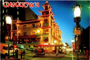 Chinatown San Francisco California Postcard PC149