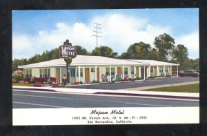 SAN BERNARDINO CALIFORNIA ROUTE 66 MOJAVE MOTEL VINTAGE ADVERTISING POSTCARD
