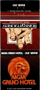 Vintage Matchbook Cover MGM Grand Hotel Las Vegas, Nevada MB171