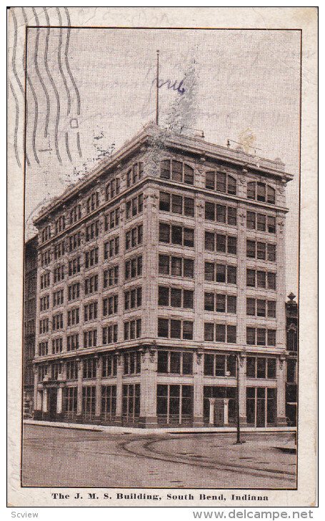 SOUTH BEND, Indiana, PU-1912; The J.M.S. Building