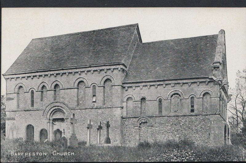 Kent Postcard - Barfreston Church    RT557