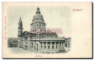 Old Postcard Budapest Basilica