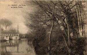 CPA NIORT - La Sevre au Jardin Public (297406)