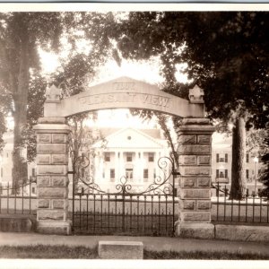 c1920s Concord, NH Eddy Gate RPPC Christian Science Home Real Photo Postcard A99