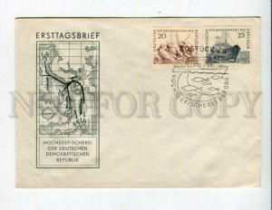 3162617 DDR Ships FISHING 2 FDC Covers