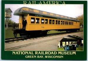 Postcard - Rail-America, National Railroad Museum - Green Bay, Wisconsin
