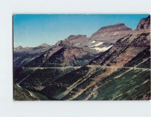 Postcard Going to The Sun Highway Glacier National Park Montana USA