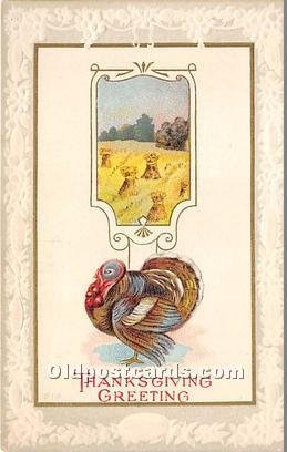 Thanksgiving Greetings Unused 