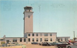 Dover Delaware 1950s Postcard Control Tower Dover Air Force Base