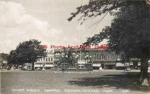 IA, Grundy Center, Iowa, RPPC, Court House Square, 1931 PM, Photo No 869