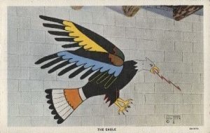 The eagle Indian Unused 
