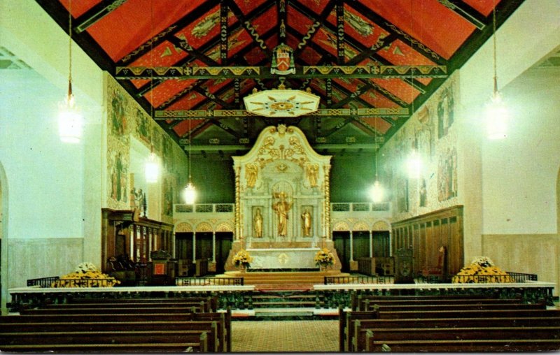 Florida St Augustine The Roman Catholic Cathedral General View Of Sanctuary