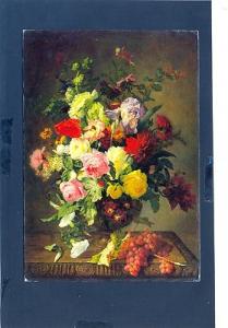 FRANCE JERSEY FLOWER FRUIT POSTCARD SIMON SAINT JEAN WALL...