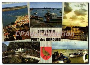 Modern Postcard Port Des Barques Vue Generale The Garden And The Port