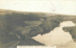 C-1910 Sask Canada Fenton's Grove Swift Current RPPC Photo Postcard 20-749