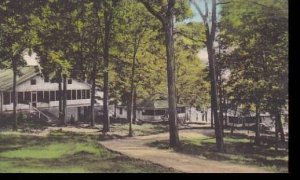 Virginia Harrisonburg South Cottage Row Massanetta Springs Station Handcolore...