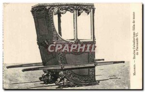 Espana Spain Espana Postcard Old Madrid Reales Caballerizas Silla mano Fernan...