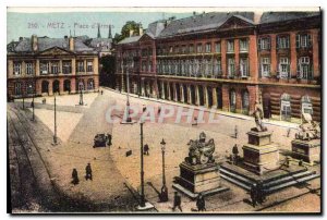 Old Postcard Metz Place d'Armes