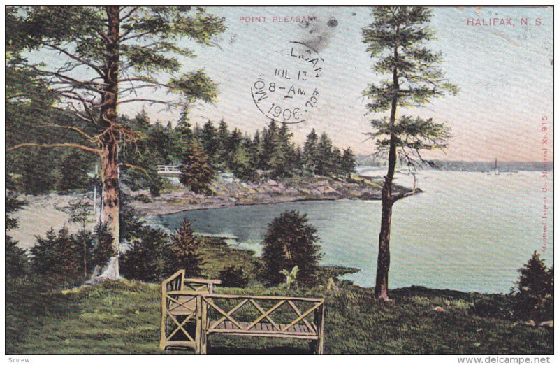HALIFAX, Nova Scotia, Canada; Point Pleasant, PU-1906