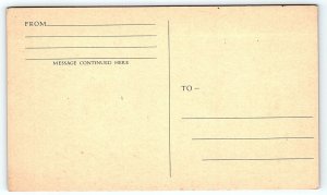 1940s WWII USO FLAG BLANK WRITING CARD POSTCARD 46-78