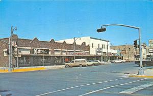 Ozona TX Store Fronts Street View Old Cars Postcard