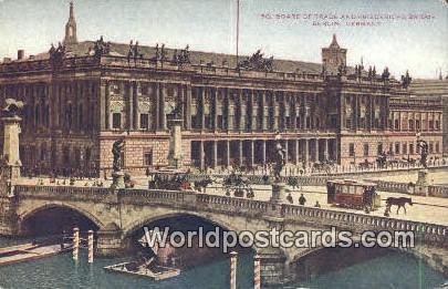 Board of Trade and Friederichs Bridge Berlin Germany Unused 