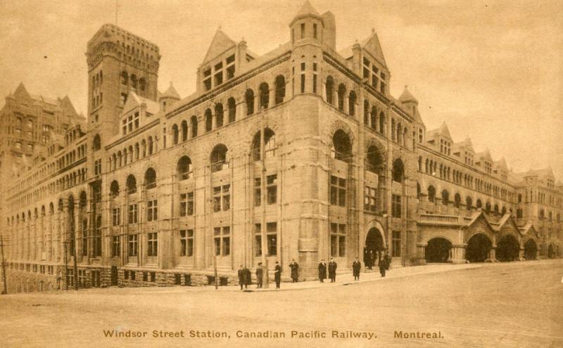 Canada - Montreal. Canadian National Railway, Windsor Street Station