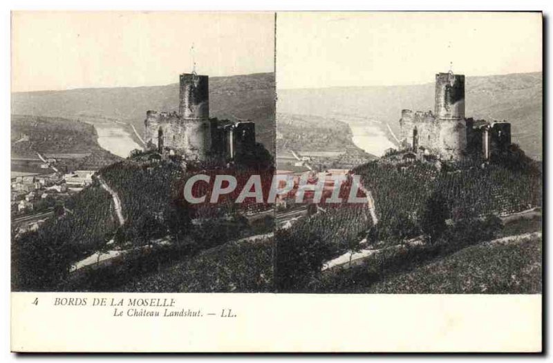 Old Postcard Moselle Edges Chateau Landshut